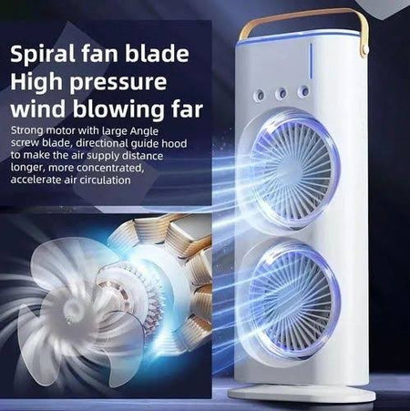 double head fan & cooler mist with humidifier main image