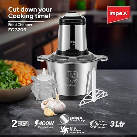 electric food chopper – 3 litre main image