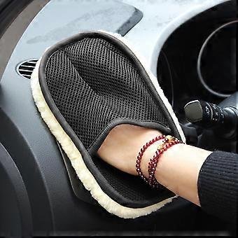 universal scratch-free car wash woolen mitt main image