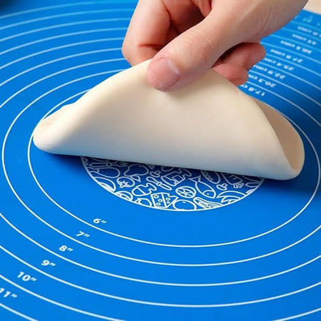 reusable silicone round roti mat with measurements main image