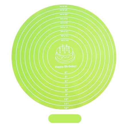 reusable silicone round roti mat with measurements image 2