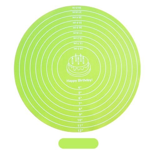 reusable silicone round roti mat with measurements image 2