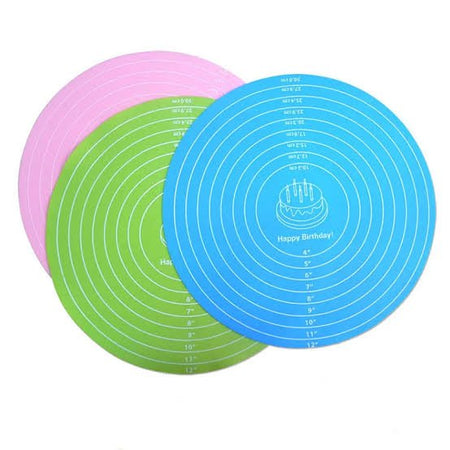 reusable silicone round roti mat with measurements image 3