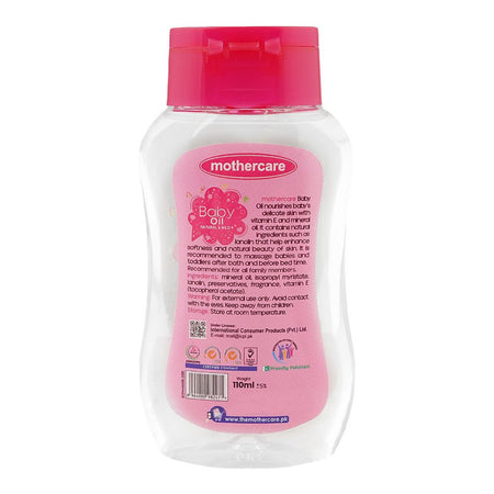 Mothercare Natural & Milld+ Baby Oil, Paraben & Sulphate Free, 110ml - Image 2