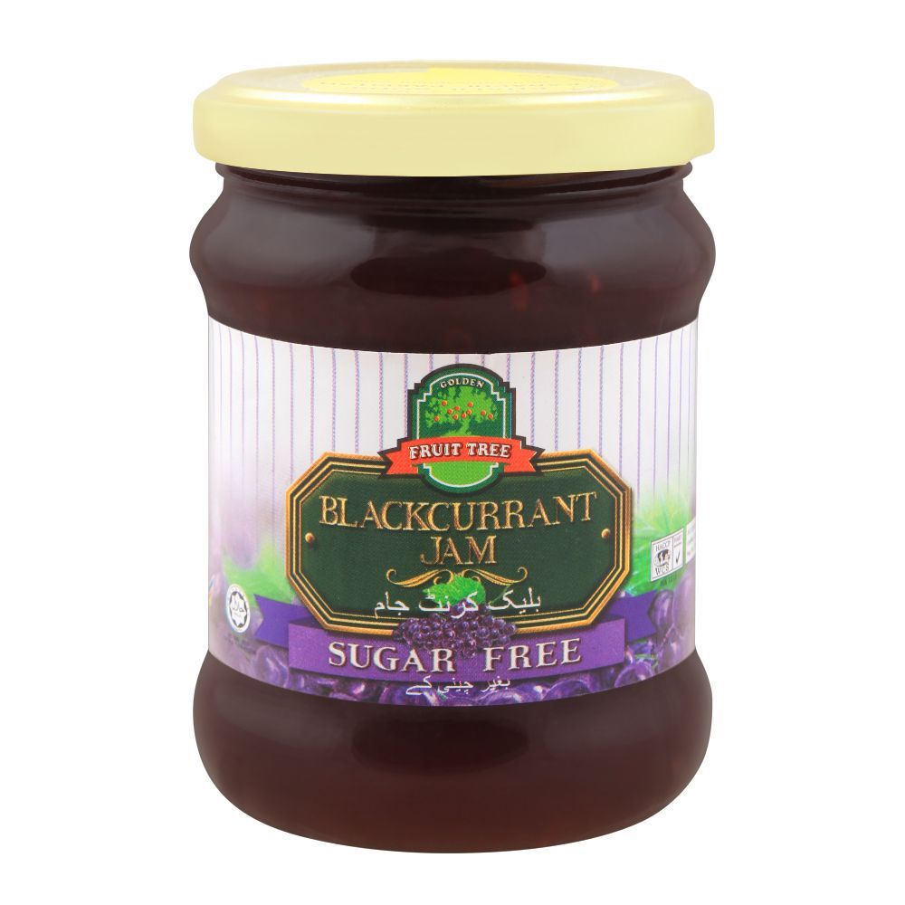 Fruit Tree Black Currant Jam, Sugar Free, 270g - Main Image