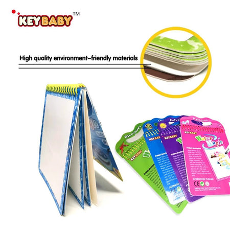 reusable magic water book with magic pen for kids learning and drawing image 3