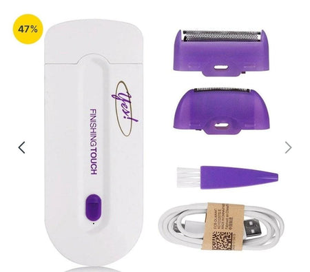yes finishing touch hair remover – painless electric shaver for face, arms & legs image 3