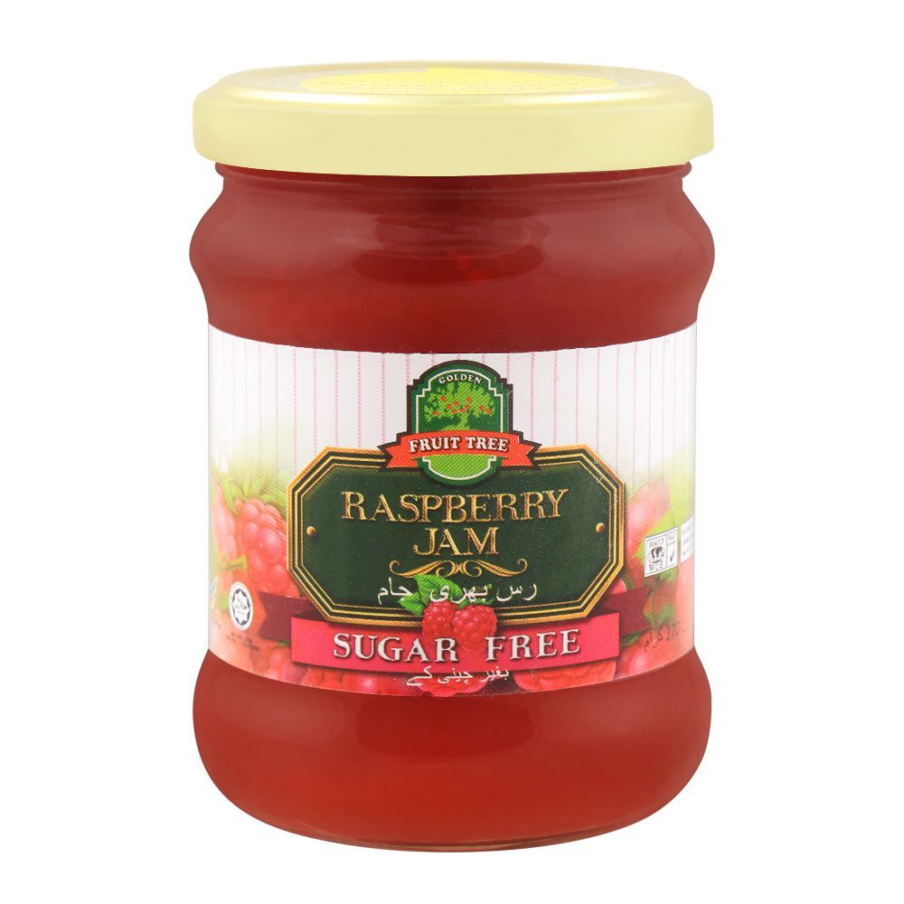 Fruit Tree Raspberry Jam, Sugar Free, 270g - Main Image