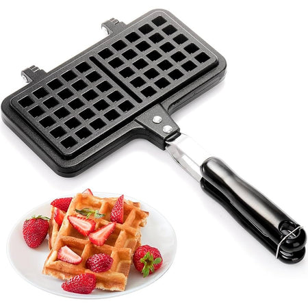 non-stick double waffle maker image 2