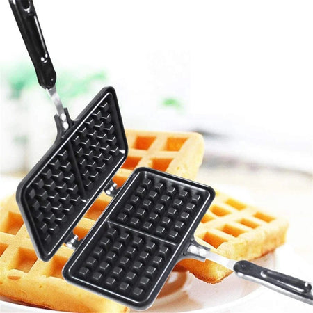 non-stick double waffle maker image 3