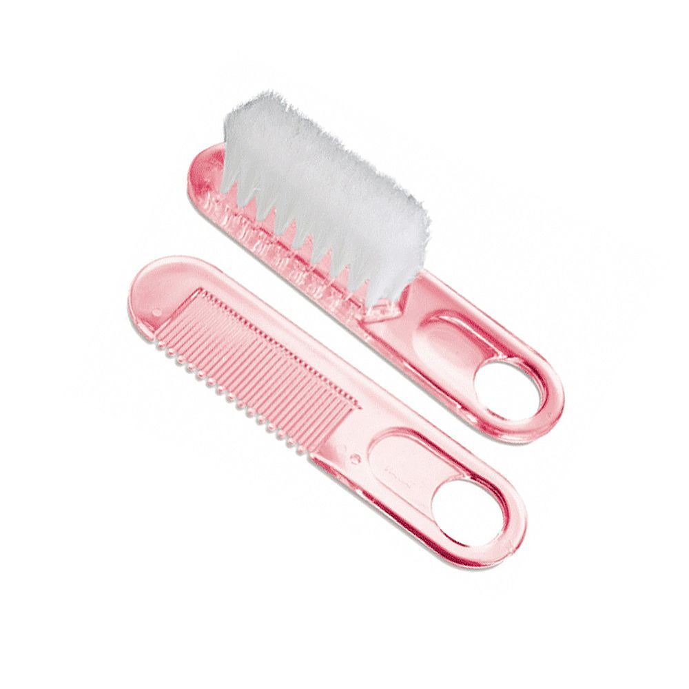 Farlin Doctor J. Baby Hair Comb & Brush Set, 0m+, BF-150A - Main Image
