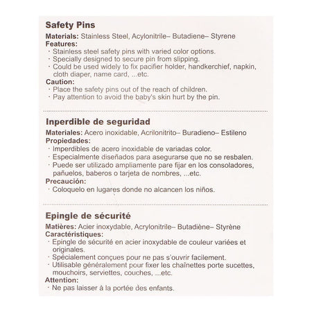 Farlin Safety Pin, 6-Pack, BF-121-6 - Image 4