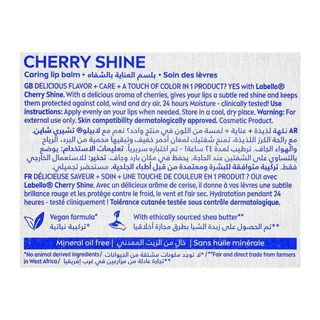 Labello Cherry Shine Caring Lip Balm, 4.8g - Image 4