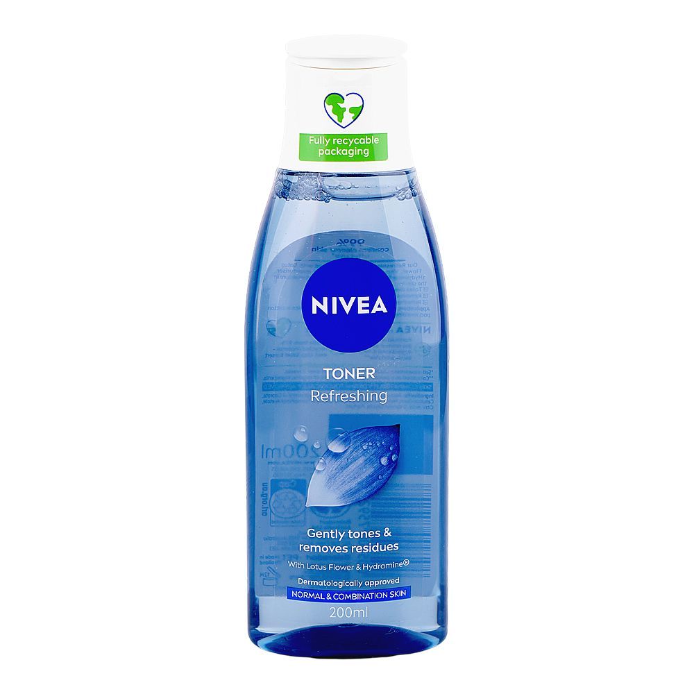 Nivea Refreshing Toner, Citric Acid, For Normal To Combination Skin, 200ml - Main Image