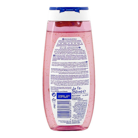 Nivea Water Lily & Oil Fresh Shower Gel, Vitamin C & E, 250ml - Image 2