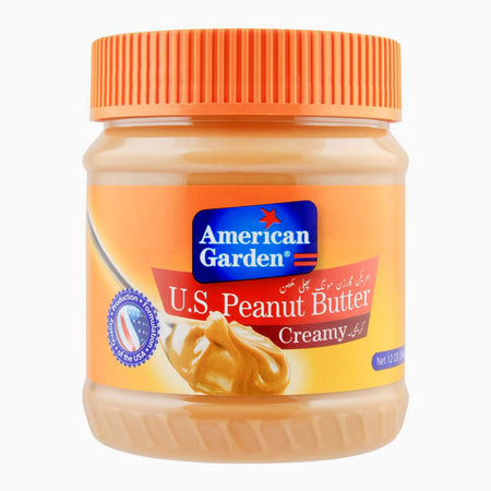 American Garden U.S. Peanut Butter, Creamy, 340g - Main Image