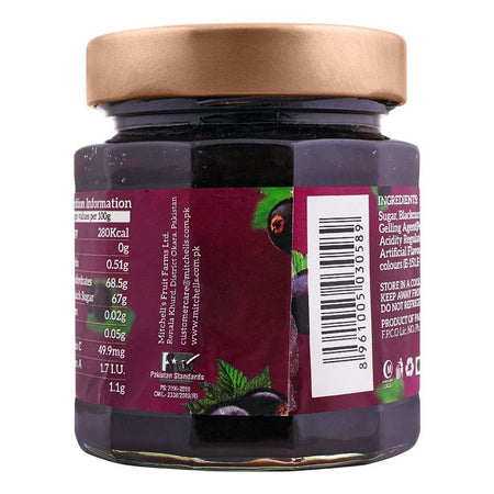 Mitchell's Blackcurrant Jam, 300g - Image 2