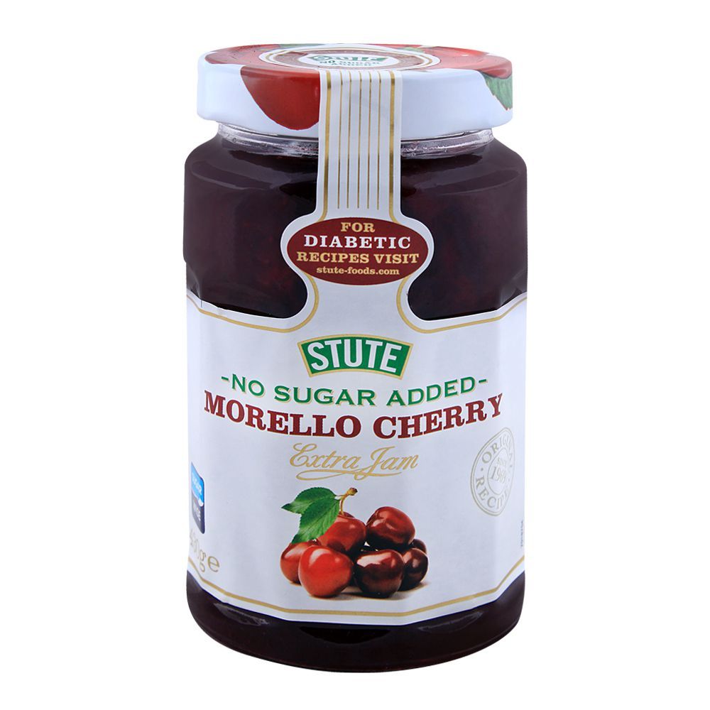 Stute No Sugar Added Morello Cherry Jam 430g - Main Image