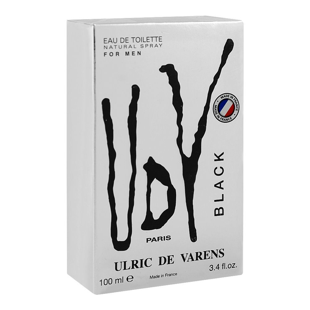 Udv Black For Men, Eau de Toilette, 100ml - Image 2