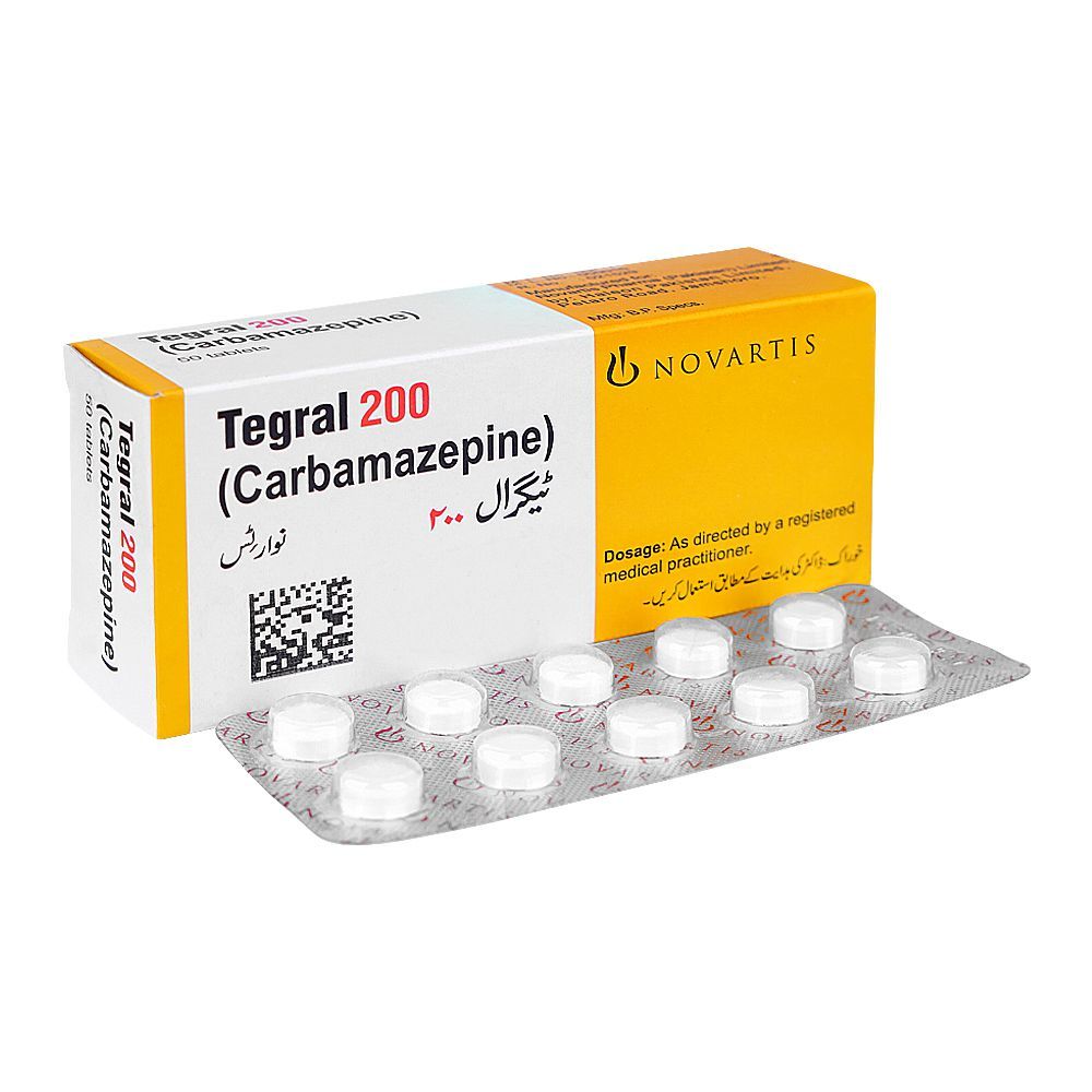 Tegral Tablets Strip, 200mg - Main Image