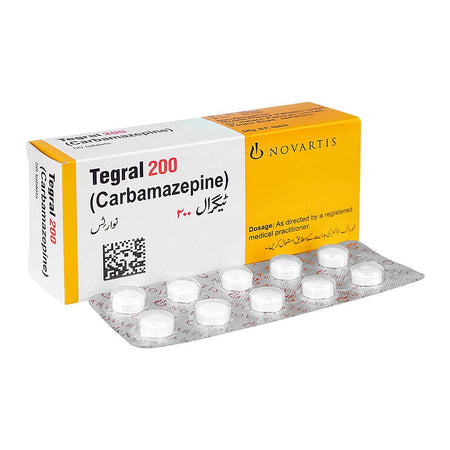 Tegral Tablets Strip, 200mg - Main Image
