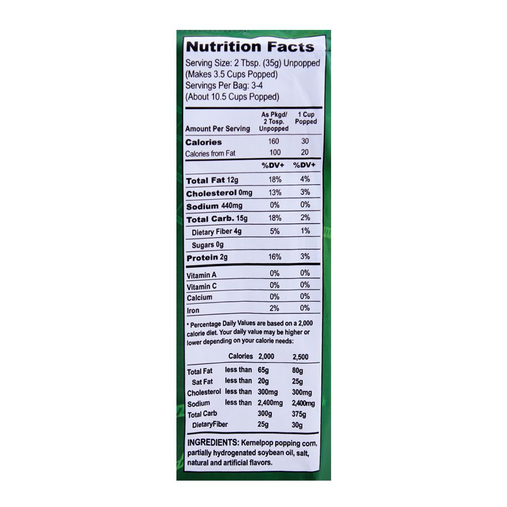 KernelPop Popcorn Natural, 90g - Image 3