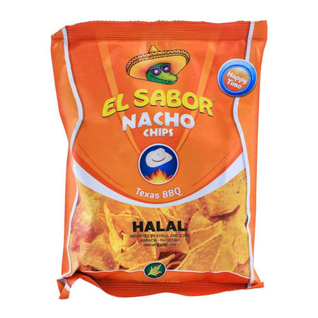 EL Sabor Nacho Chips, Texas BBQ, 100g - Main Image