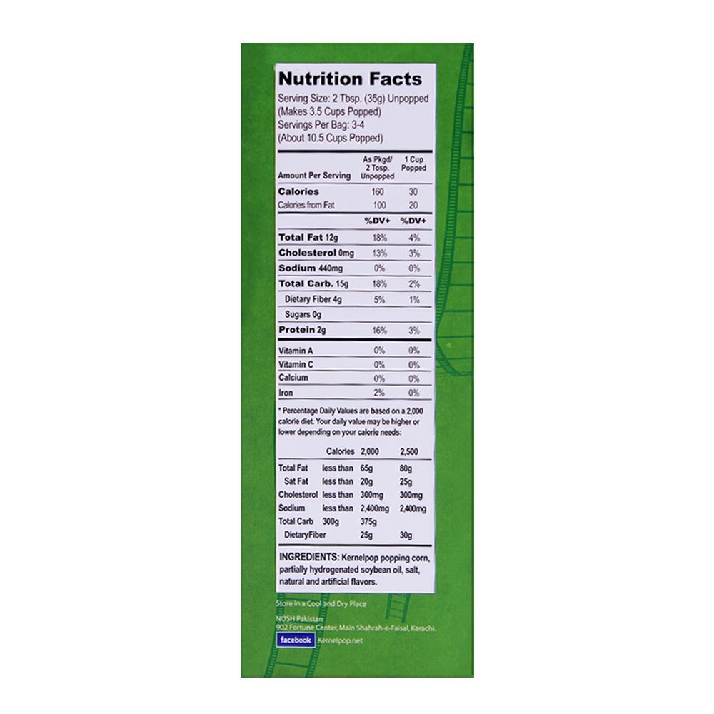 KernelPop Popcorn Natural, 3 Packs x 90g - Image 3