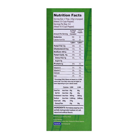 KernelPop Popcorn Natural, 3 Packs x 90g - Image 3