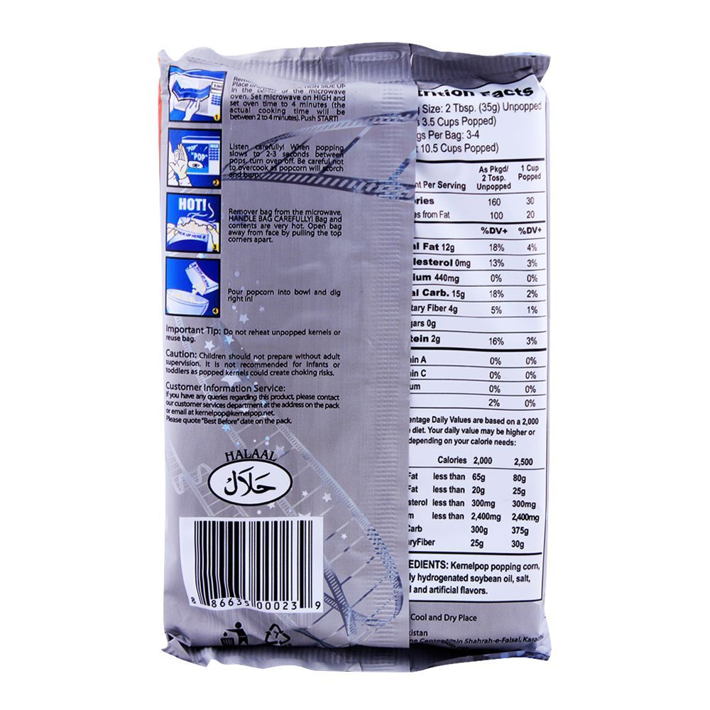 KernelPop Popcorn Salt & Pepper, 90g - Image 2