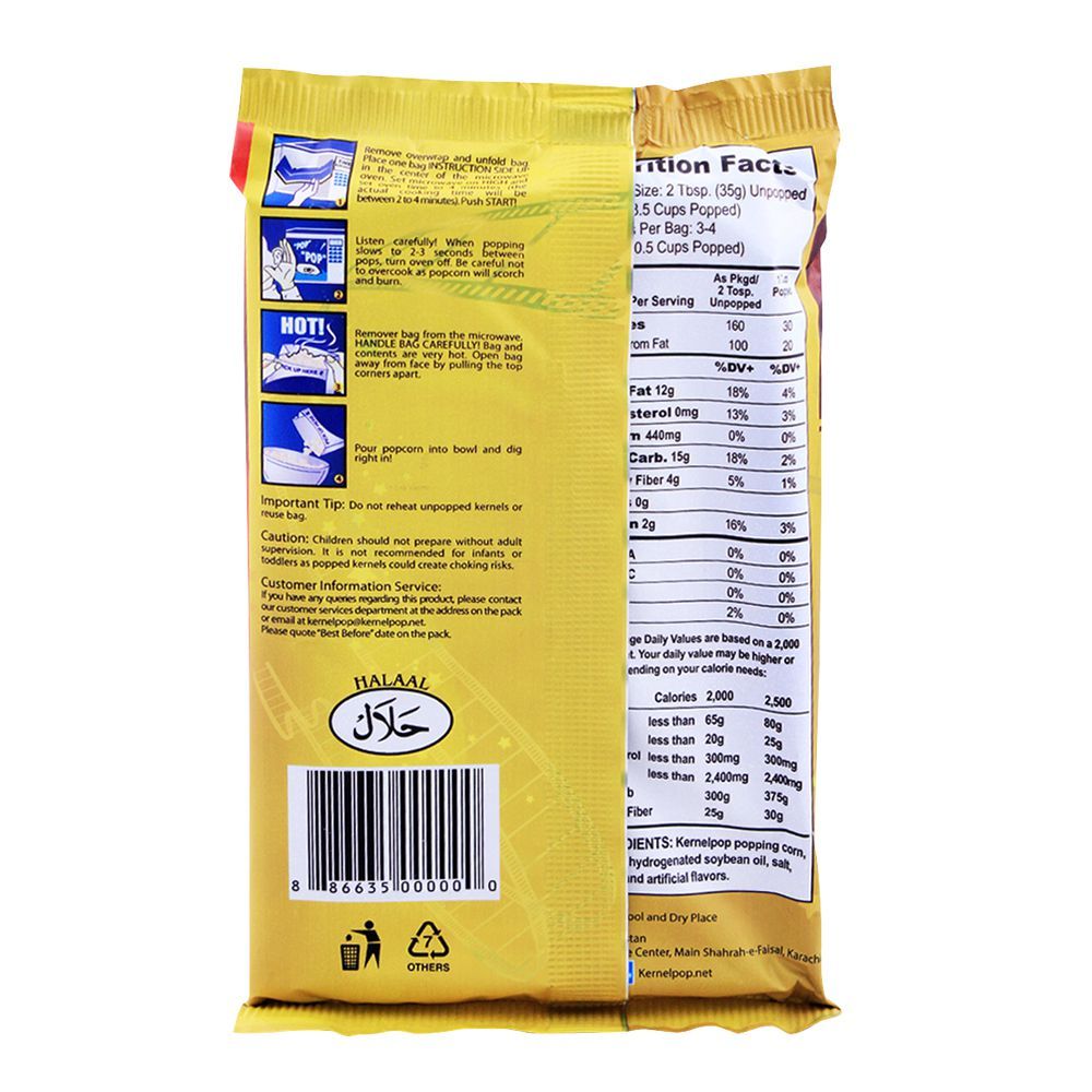 KernelPop Popcorn Butter, 90g - Image 2