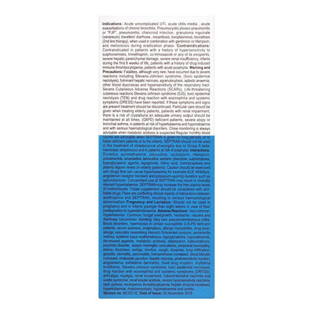 GSK Septran DS Suspension, 50ml - Image 2