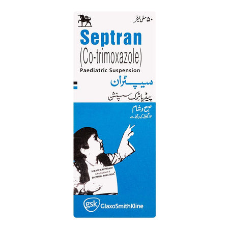 GSK Septran Paediatric Suspension, 50ml - Image 2