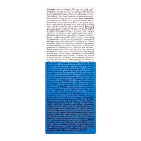 GSK Septran Paediatric Suspension, 50ml - Image 3