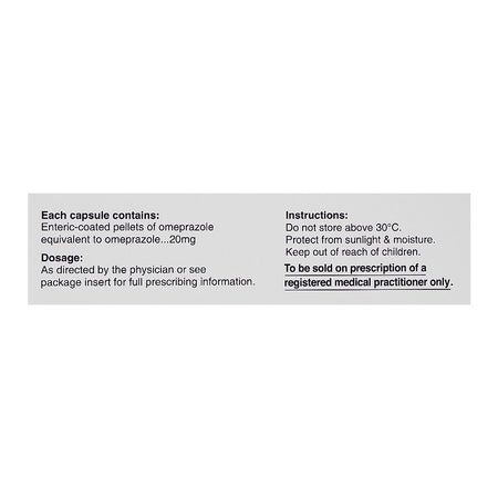 Getz Pharma Risek Capsule, 20mg, 1-Strip - Image 3
