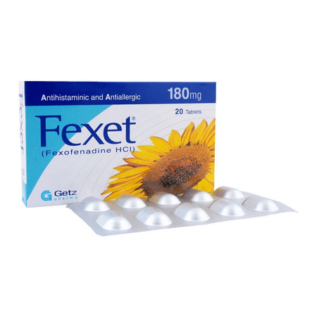 Getz Pharma Fexet Tablet, 180mg, 20-Pack - Image 2