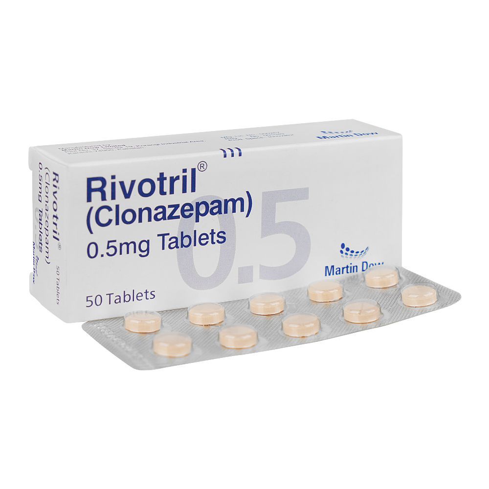 Rivotril Tablets Strip, 0.5mg - Main Image