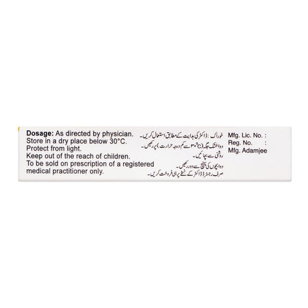 Adamjee Pharmaceuticals Risp Tablet, 3mg, 6-Pack - Image 3