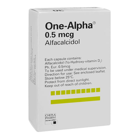 One Alpha Capsules Strip, 0.50mcg - Main Image