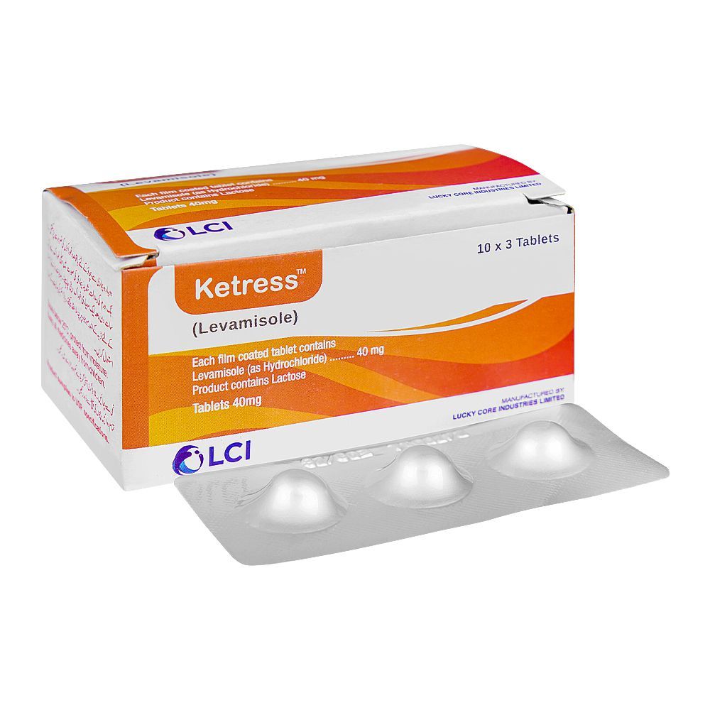 Ketress Tablets Strip, 40mg - Main Image