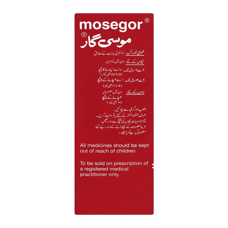 Novartis Pharmaceuticals Mosegor Syrup, 120ml - Image 2