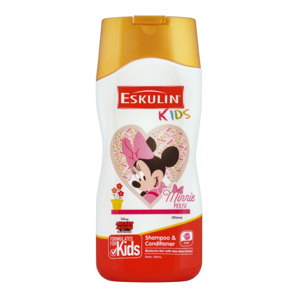 Disney Eskulin Kids Minnie Mouse Shampoo & Conditioner, 200ml - Main Image