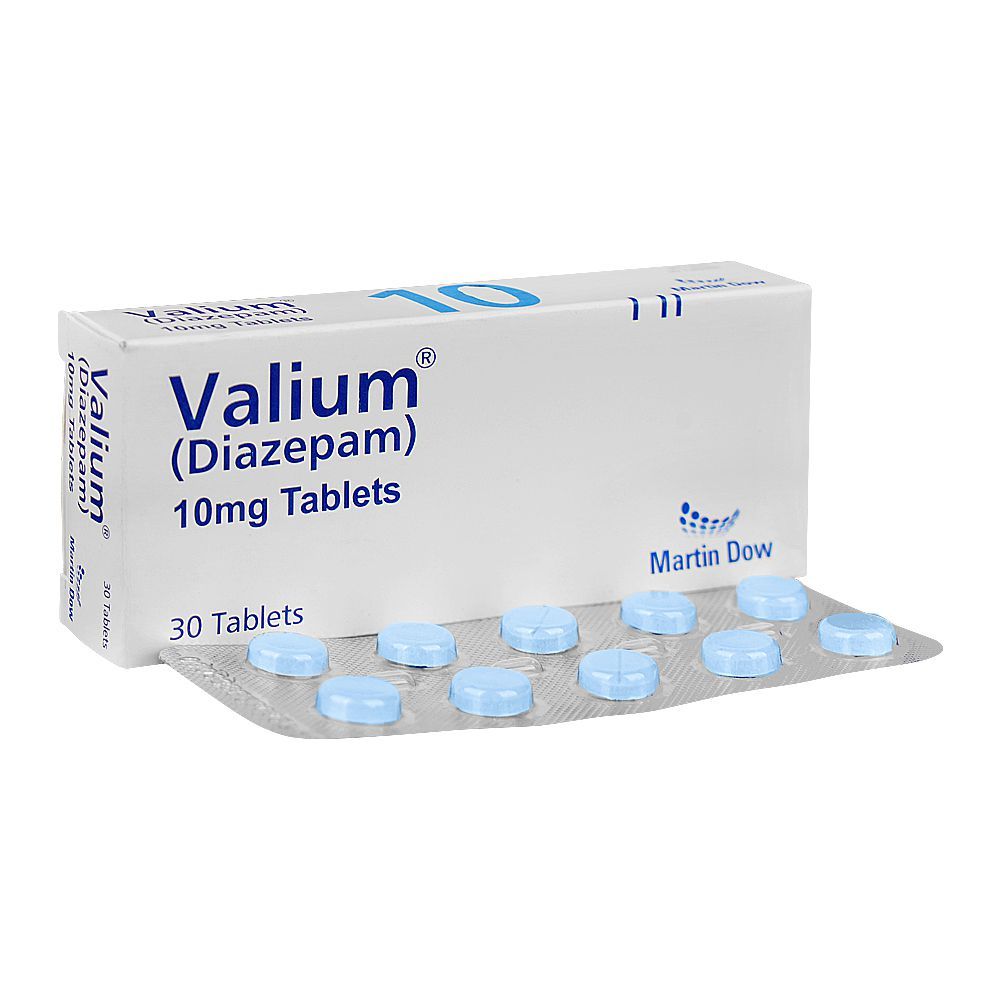 Valium Tablets Strip, 10mg - Main Image