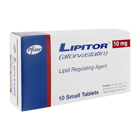 Pfizer Lipitor Tablet, 10mg, 10-Pack - Main Image