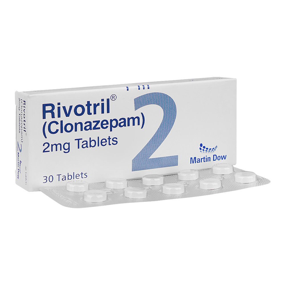 Rivotril Tablets Strip, 2mg - Main Image