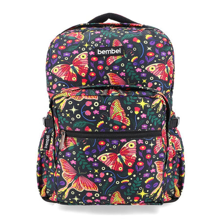 Bembel 18 Inch School Backpack, For 5-8 Grade, 37 Liters, Butterflies, 100234 - Main Image