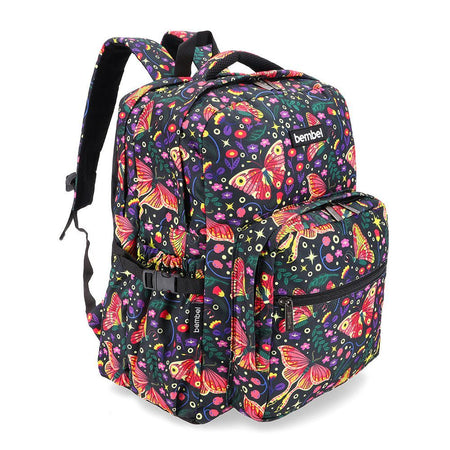 Bembel 18 Inch School Backpack, For 5-8 Grade, 37 Liters, Butterflies, 100234 - Image 2