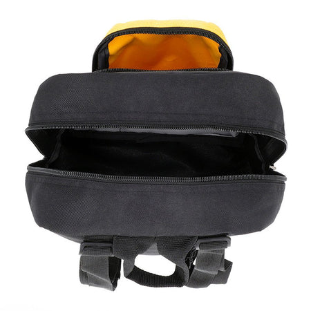 Bembel 13 Inch Mini School Bag, 8 Liters, Black & Yellow, 100247 - Image 4