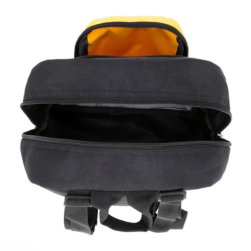 Bembel 13 Inch Mini School Bag, 8 Liters, Black & Yellow, 100247 - Image 4