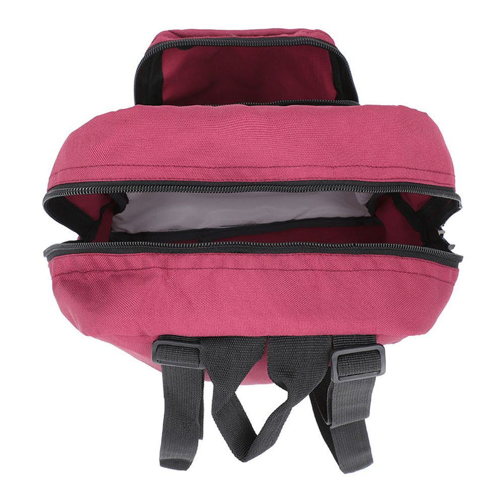 Bembel 13 Inch Mini School Bag Solid, 8 Liters, Maroon, 100250 - Image 4